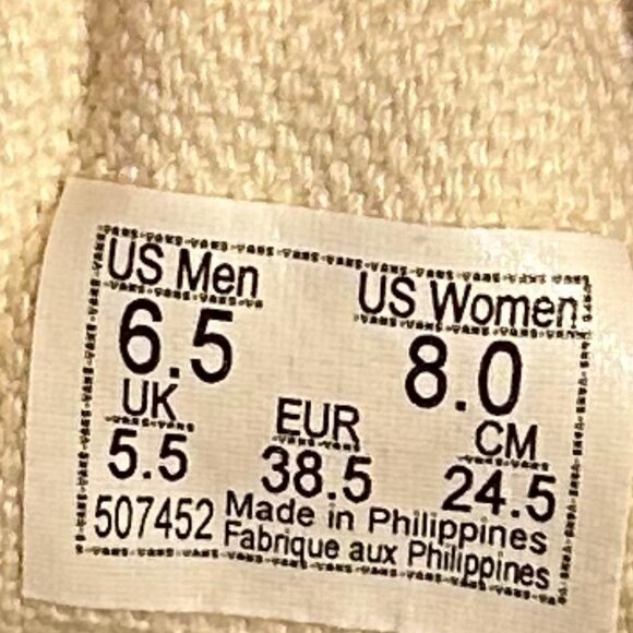 Vans Off the Wall Old Skool Red and White Checkered Sneakers Size M 6.5/W 8.0 - - Picture 4 of 4